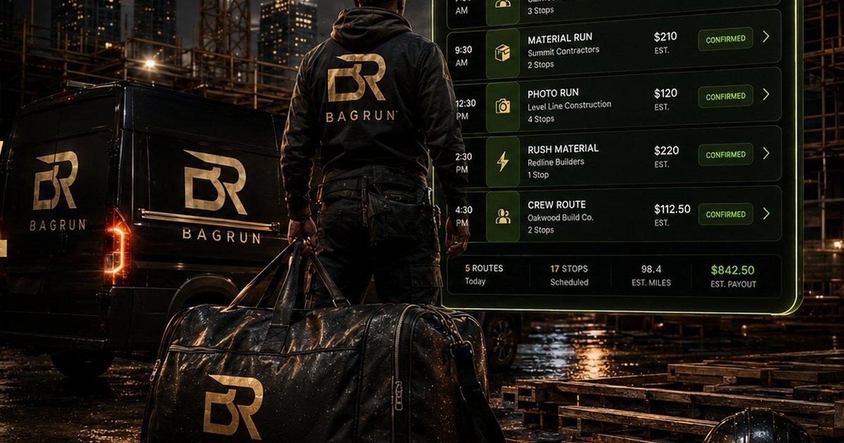 BAGRUN product and driver experience